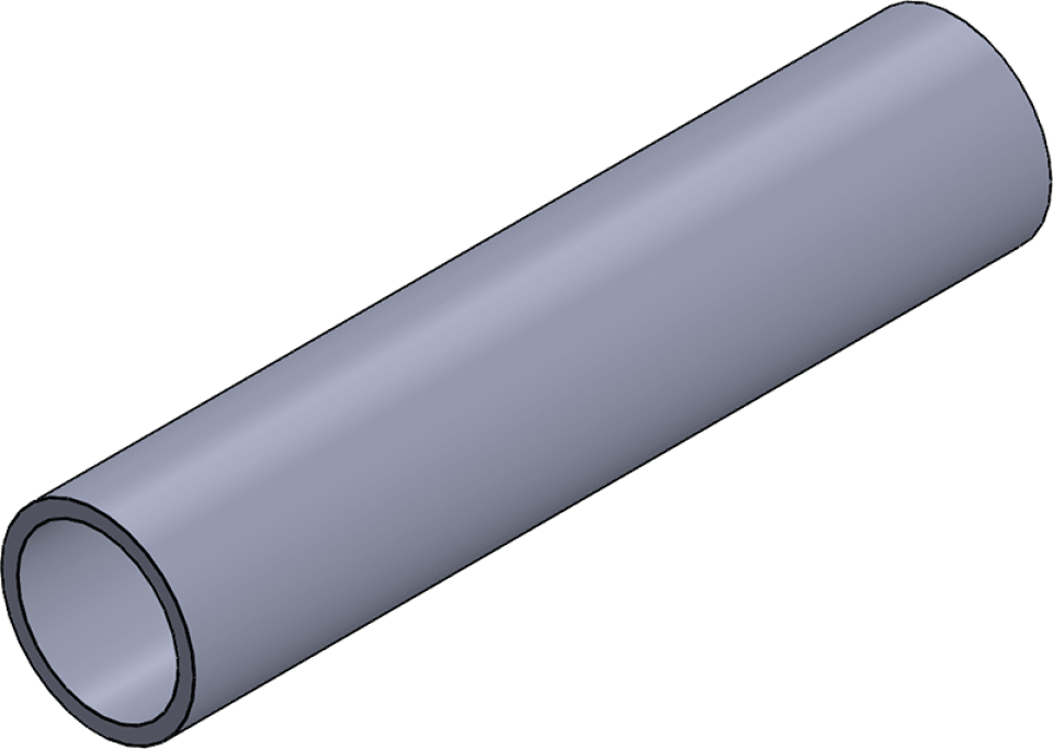 ST44 Hard Chrome Plated Pipe
