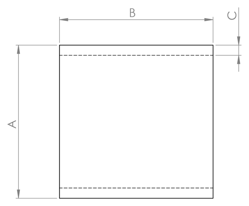 Straight Bushing Technical Drawing